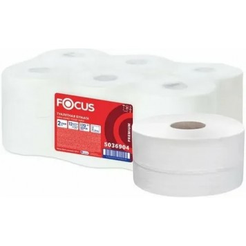 Туалетная бумага Focus Mini Jumbo 5036904, 2 слоя 170 м