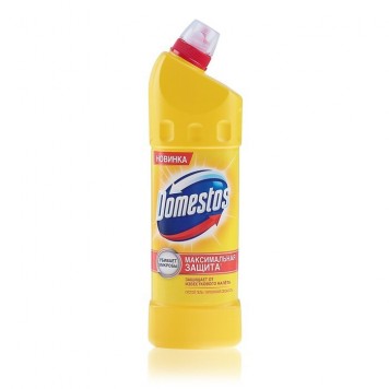 Domestos Лимонная Свежесть, универсальное чистящее cредство против бактерий и запахов, 1 л